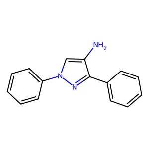 1,3-diphenyl-1H-pyrazol-4-amine structure