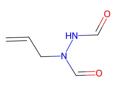 N-allyl-N'-formylformic hydrazide structure