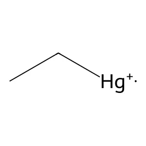 乙基汞 structure