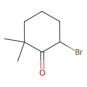 6-Bromo-2,2-dimethylcyclohexan-1-one structure