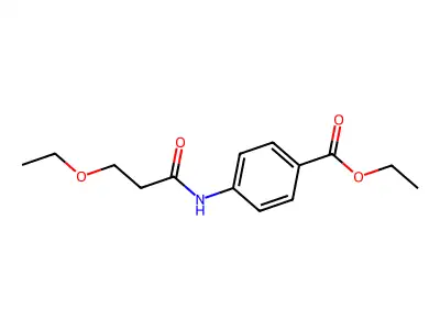Ethyl 4-(3-ethoxypropanoylamino)benzoate structure