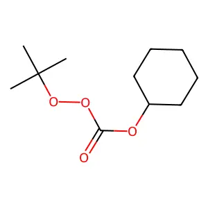 {[(Tert-butylperoxy)carbonyl]oxy}cyclohexane structure