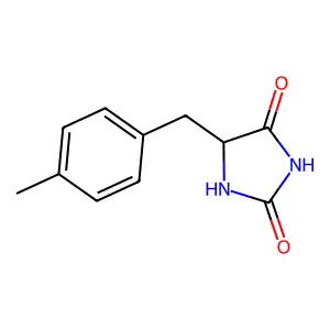 5-[(4-Methylphenyl)methyl]imidazolidine-2,4-dione structure