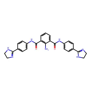 4-(Benzylsulfanyl)pyridine-2,6-diamine structure