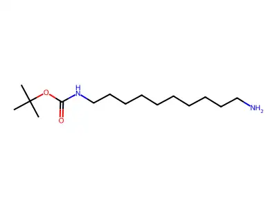 Decane-1,10-diamine, N-BOC protected structure