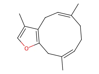 Isofuranodiene structure