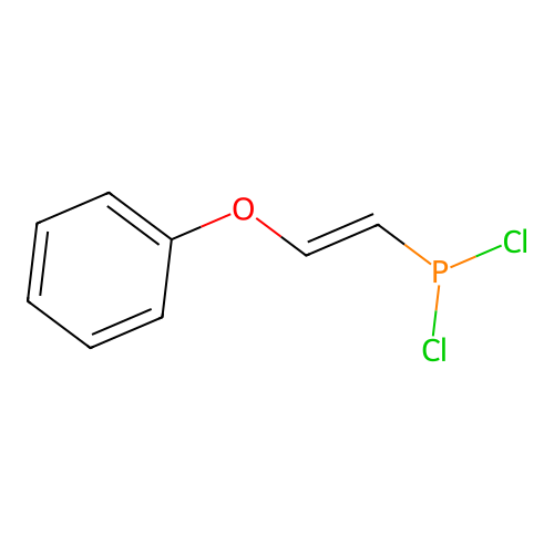 Dichloro(2-phenoxyethenyl)phosphane structure