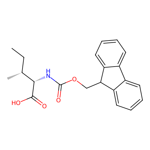 N-((9H-Fluoren-9-ylmethoxy)carbonyl)-L-alloisoleucine structure