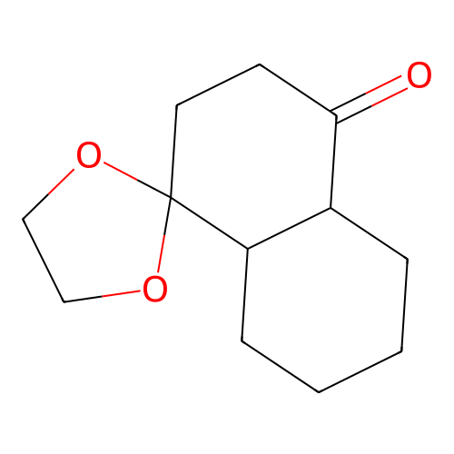 Spiro[1,3-dioxolane-2,1'(4'H)-naphthalen]-4'-one, octahydro- structure
