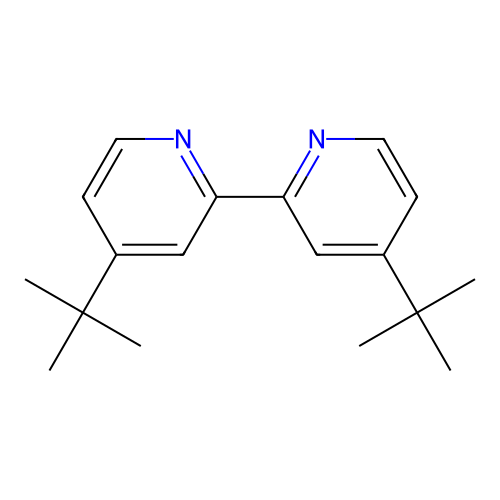 4,4'-Di-tert-butyl-2,2'-bipyridyl structure