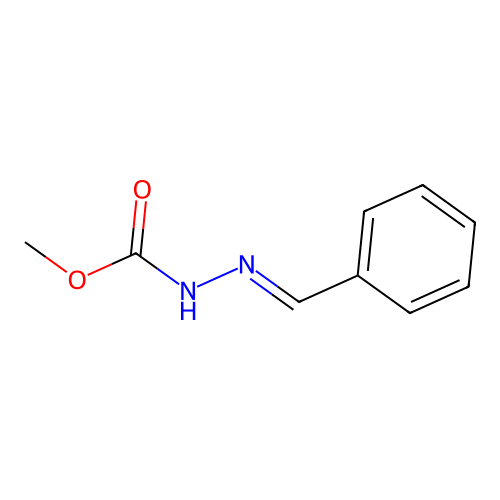 methyl 2-[(E)-phenylmethylidene]-1-hydrazinecarboxylate structure