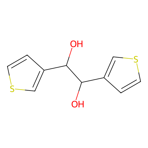 1,2-Di(3-thienyl)-1,2-ethanediol structure