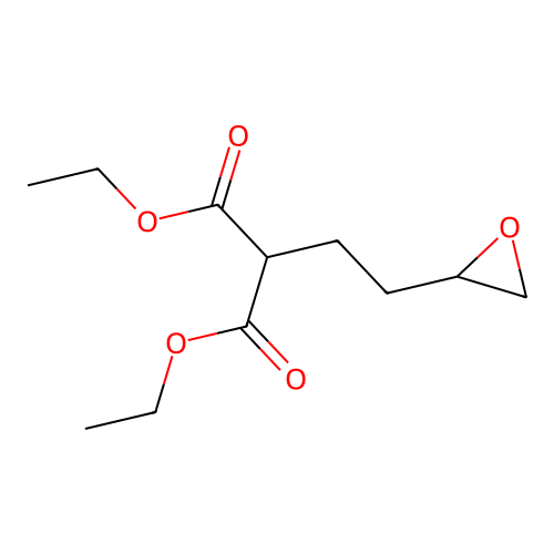 Diethyl 2-[2-(2-oxiranyl)ethyl]malonate structure
