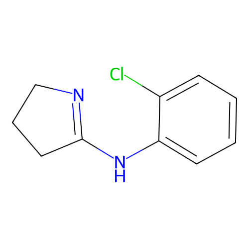 N-(2-chlorophenyl)-3,4-dihydro-2H-pyrrol-5-amine structure
