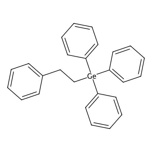 Triphenyl(2-phenylethyl)germane structure