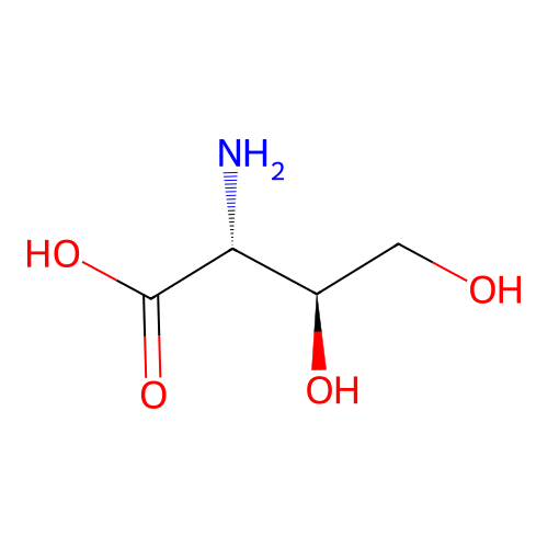 (2R,3S)-2-Amino-3,4-dihydroxybutanoic acid structure