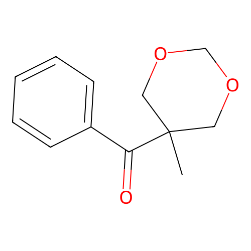 (5-Methyl-1,3-dioxan-5-yl)-phenylmethanone structure