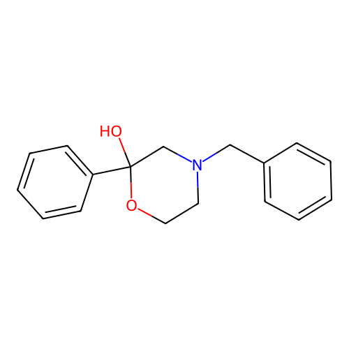 4-Benzyl-2-phenylmorpholin-2-ol structure