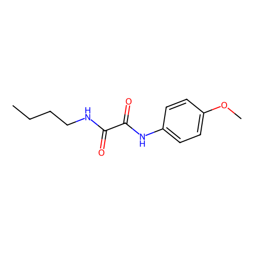 N1-butyl-N2-(4-methoxyphenyl)oxalamide structure