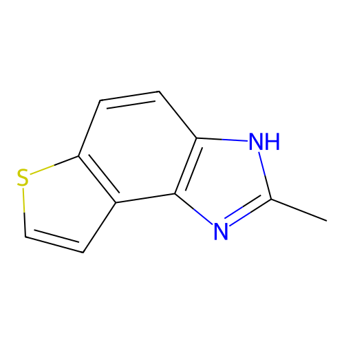 2-methyl-1H-thieno[3,2-e]benzimidazole structure
