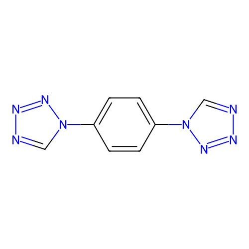 1-[4-(1H-1,2,3,4-tetrazol-1-yl)phenyl]-1H-1,2,3,4-tetrazole structure