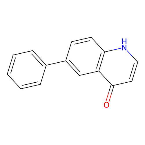 6-phenyl-1H-quinolin-4-one structure