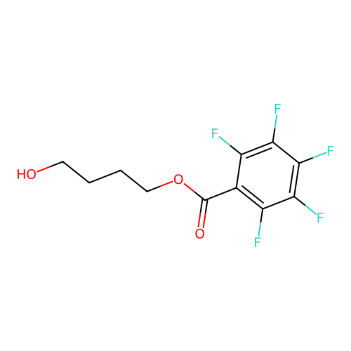 4-Hydroxybutyl 2,3,4,5,6-pentafluorobenzoate structure