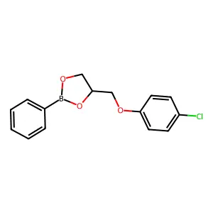 4-((4-Chlorophenoxy)methyl)-2-phenyl-1,3,2-dioxaborolane structure