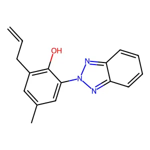 2-(2H-Benzotriazol-2-yl)-4-methyl-6-(2-propenyl)phenol structure
