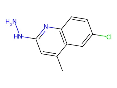 6-Chloro-2-hydrazino-4-methylquinoline structure