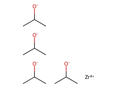 Zirconium(4+) propan-2-olate structure