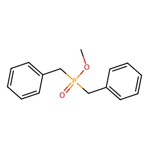 Methyl dibenzylphosphinate structure