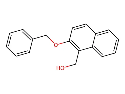 (2-(Benzyloxy)naphthalen-1-yl)methanol structure