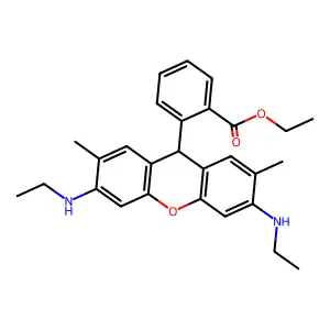 Dihydrorhodamine 6G structure