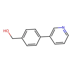(4-(Pyridin-3-yl)phenyl)methanol structure