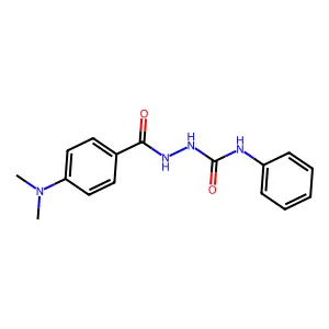 1-(4-(Dimethylamino)benzoyl)-4-phenylsemicarbazide structure