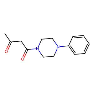 1-(4-Phenylpiperazin-1-yl)butane-1,3-dione structure
