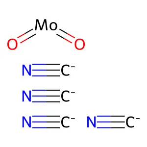 Dioxomolybdenum tetracyanide structure
