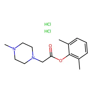 1-Piperazineacetic acid, 4-methyl-, 2,6-xylyl ester, dihydrochloride structure