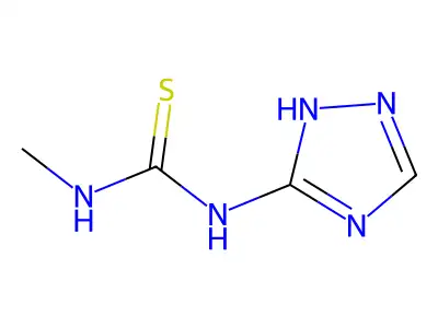 1-methyl-3-(1H-1,2,4-triazol-5-yl)thiourea structure