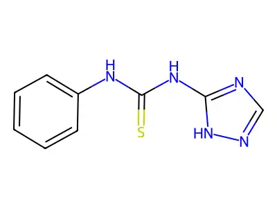 N-phenyl-N'-(1,2,4-triazol-5-yl)thiourea structure
