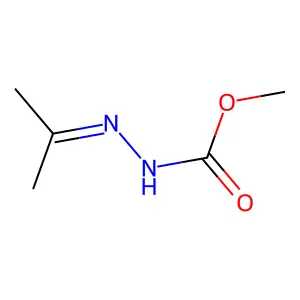 1-Methoxycarbonyl-2-isopropylidene hydrazine structure