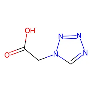 1-Tetrazolylacetic acid structure