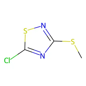 5-Chloro-3-(methylsulfanyl)-1,2,4-thiadiazole structure