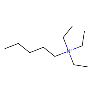 Pentyltriethylammonium structure