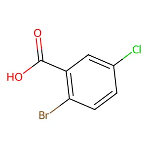 2-溴-5-氯苯甲酸 structure