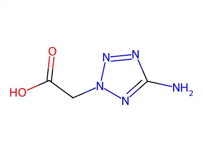 2-(5-amino-2H-1,2,3,4-tetrazol-2-yl)acetic acid structure