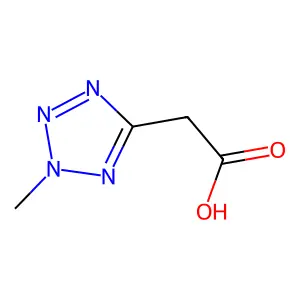 (2-甲基-2H-四唑-5-基)乙酸 structure