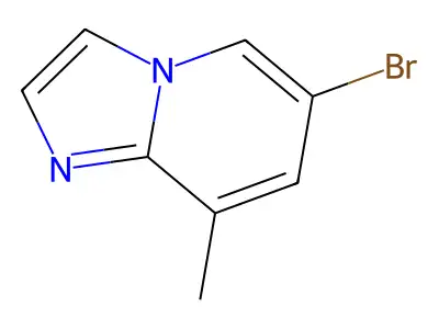 6-Bromo-8-methylimidazo(1,2-a)pyridine structure
