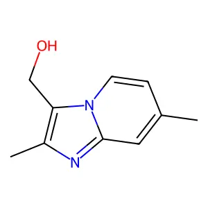 (2,7-Dimethylimidazo[1,2-a]pyridin-3-yl)methanol structure